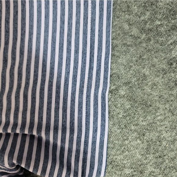 Peter Millar Crowm Craft Mens Golf Polo Shirt Size 2XL Purple Navy Blue Striped - Picture 5 of 12